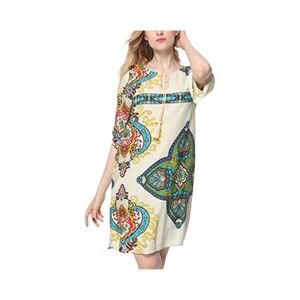 Aranee Green Paisley Dress